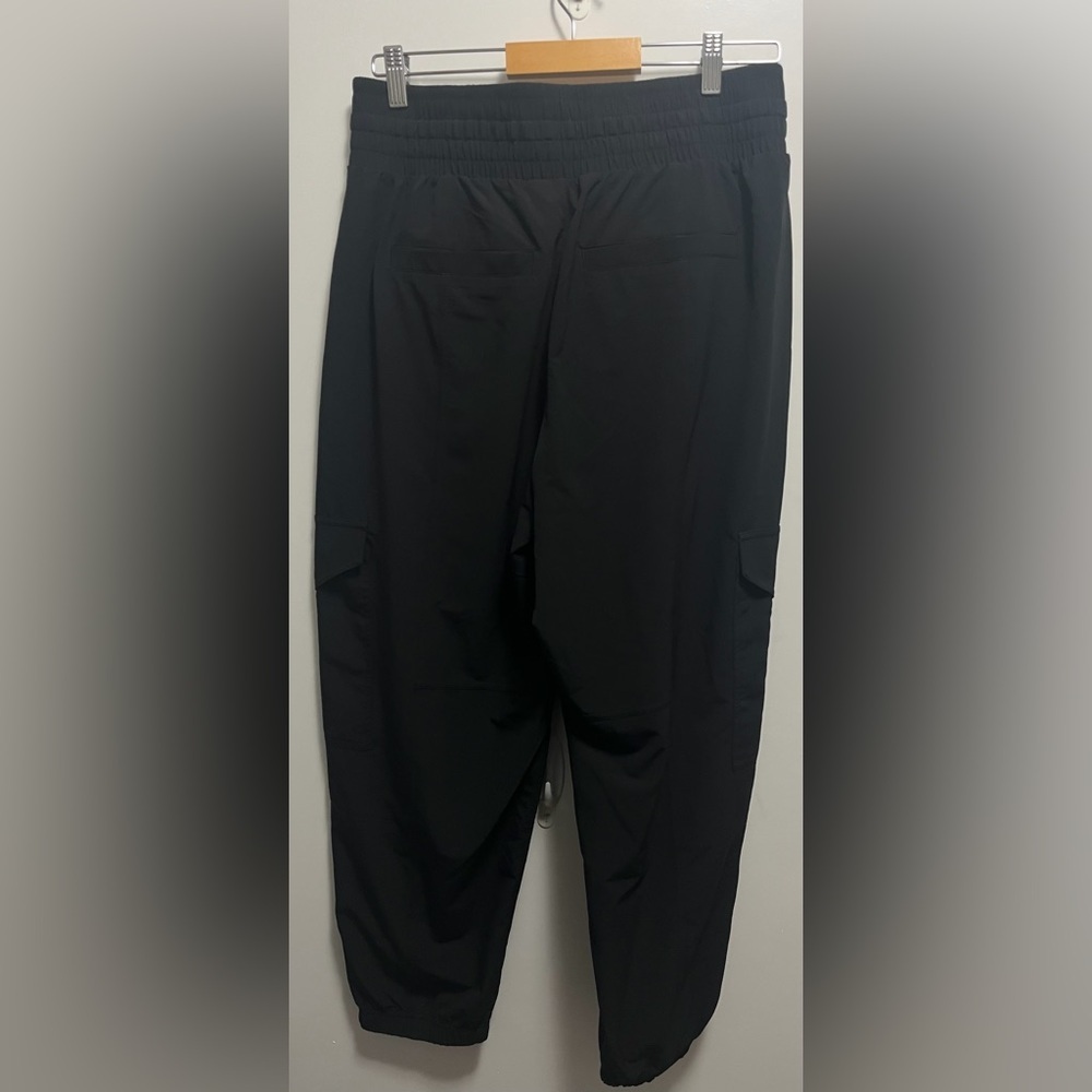 Spanx Cargo Black Joggers Womens Size Large - Picture 3 of 8
